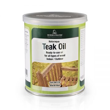 Водоразбавимое тиковое масло Naturaqua Teak Oil BORMA-NAT0360