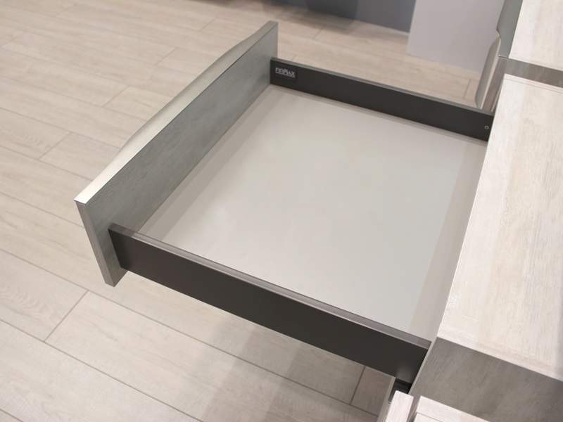 Комплект боковин Firmax высотой 89 мм длина 300 мм (левая, правая) для ящика Slimline, антрацит (attach3 38941)