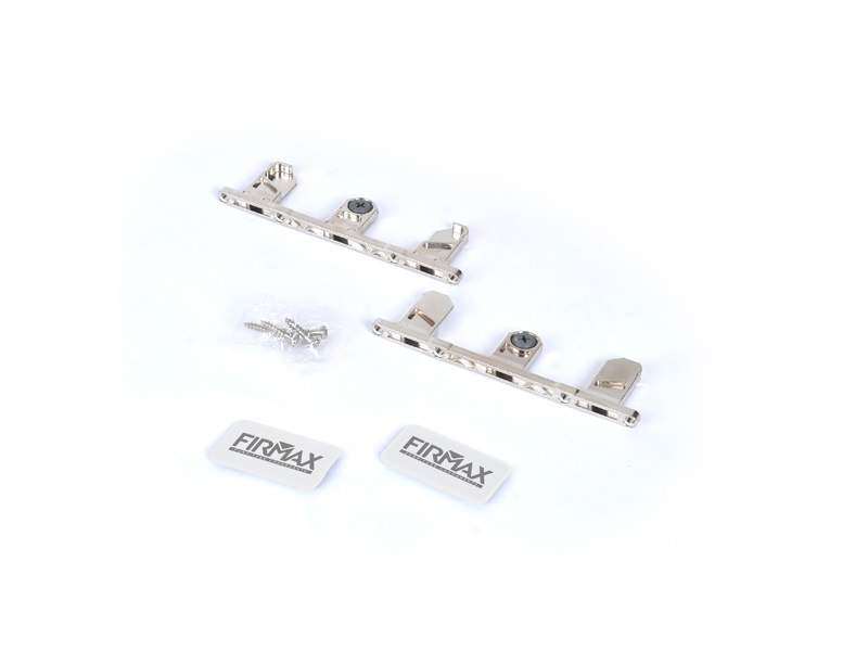 Комплект креплений Firmax высота 185 мм (Держатели фасада, держатели задней стенки, заглушки) для ящика Slimline, перламутр