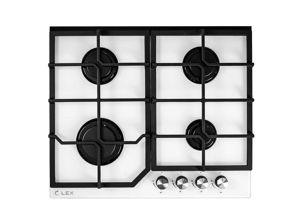 Варочная панель газовая GVG 642 WH, белый