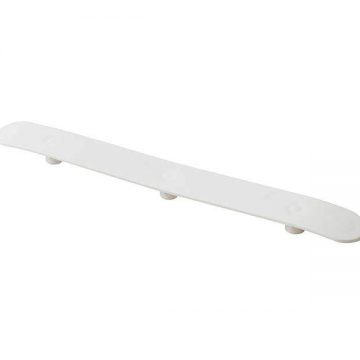 Заглушка декоративная для врезных петель, пластик, цвет белый RAL 9016