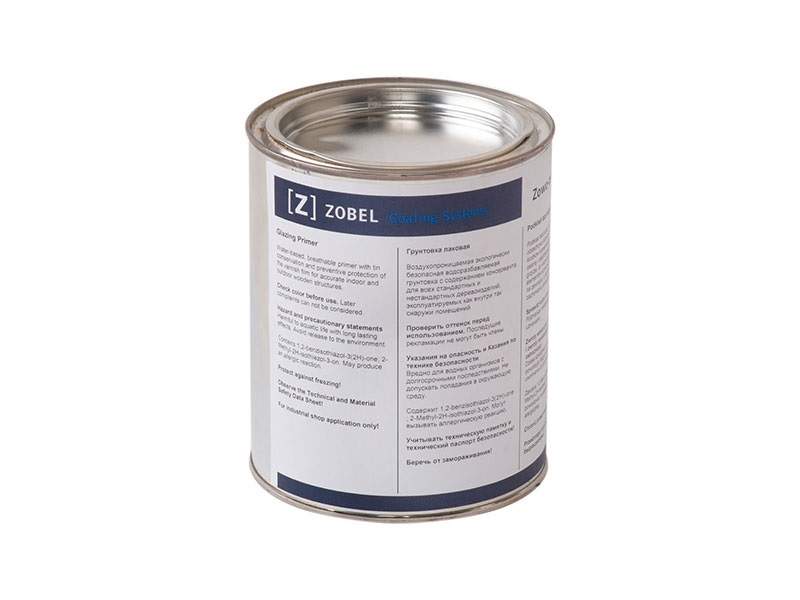 Лак фасадный ZOBEL Deco-tec 5400/5420, Grau 7.47 шелковисто-матовый, 1л (attach2 35237)