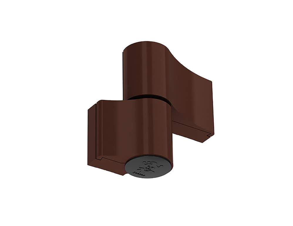 Петля JOCKER ALU 2SK 2-х секционная, межосевое 67, корич. RAL8017 (attach2 51287)