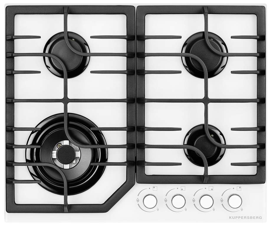 Газовая варочная поверхность Kuppersberg FG 63 W, белый