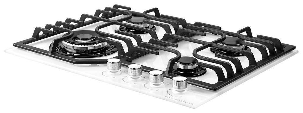 Газовая варочная поверхность Kuppersberg FG 63 W, белый (attach1 50645)