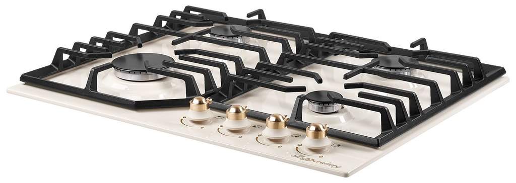 Газовая варочная поверхность Kuppersberg FS 601 C Bronze, бежевый (attach1 50635)