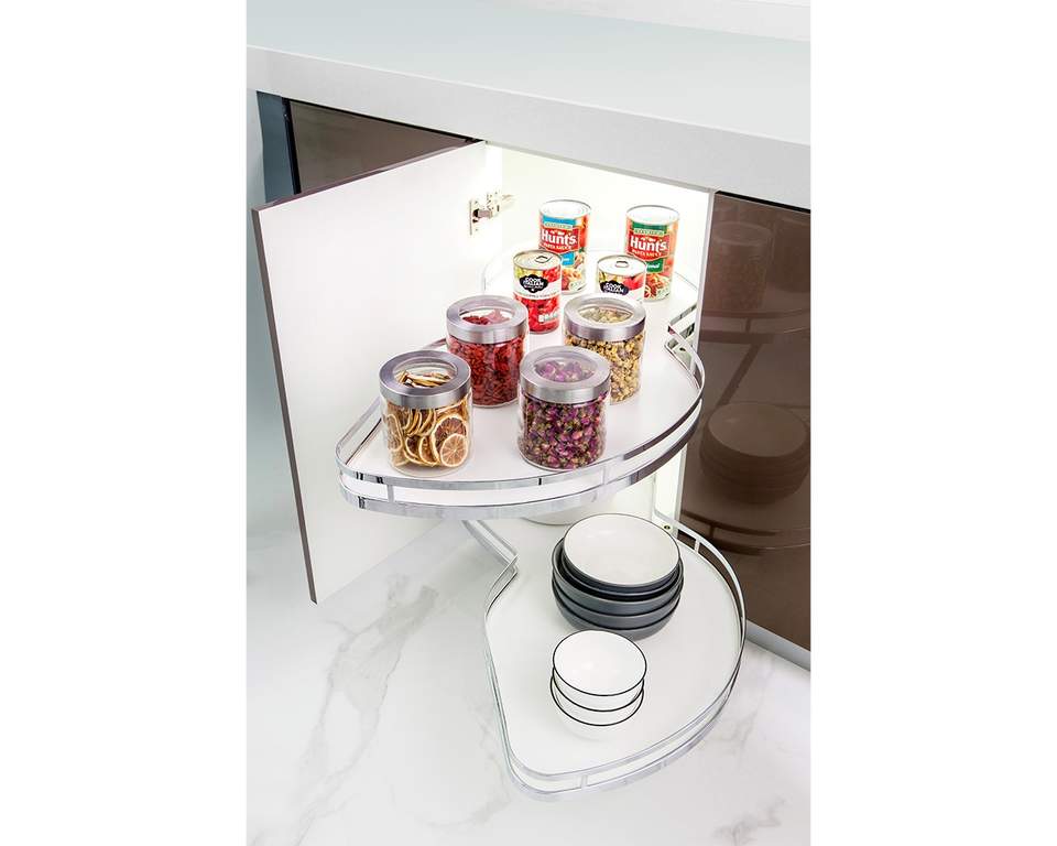 Поворотная полка Firmax Smartline в угловую базу 900 мм, правая