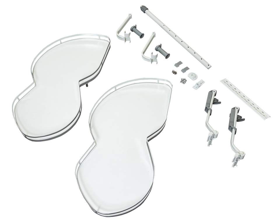 Поворотная полка Firmax Smartline в угловую базу 900 мм, правая (attach1 49008)