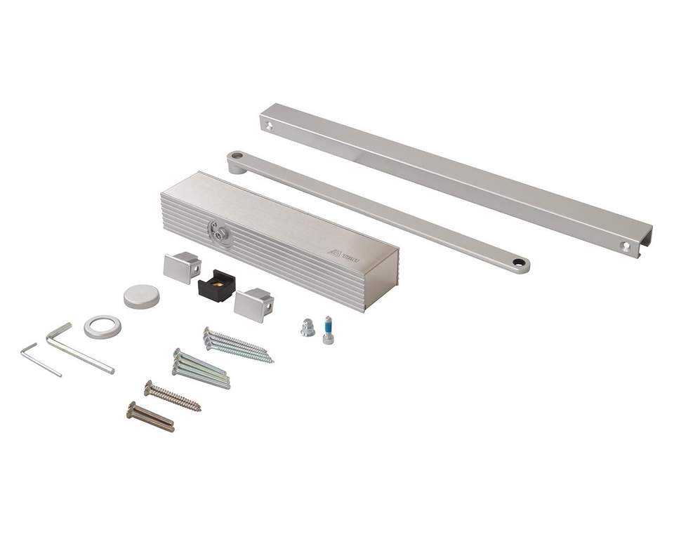 Доводчик ECO Schulte TS-31 EN1-3, серебристый