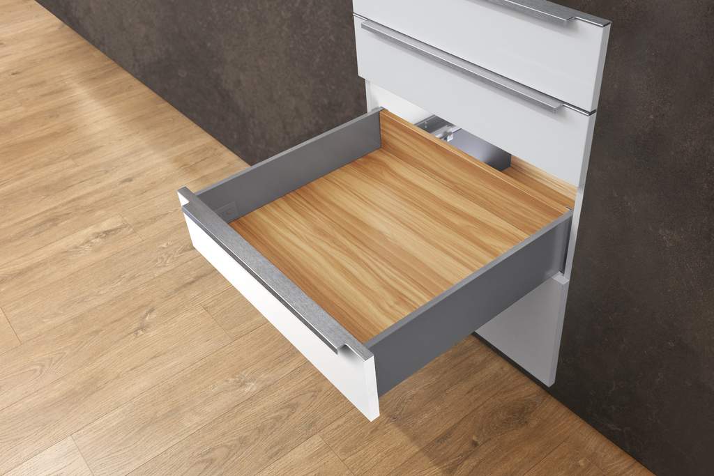 Комплект ящика Magic Star Plus длина 500 мм. высота 126 мм с доводчиком. антрацит (attach1 46777)