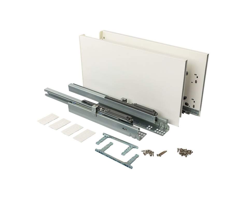 Комплект ящика Magic Star Plus длина 500 мм. высота 238 мм с доводчиком. белый (attach2 46795)