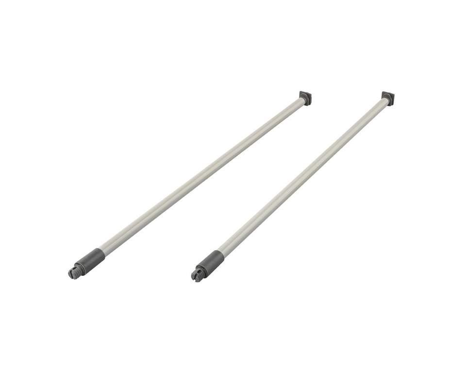 Рейлинги круглые длина 270 мм c креплением под муфту. для ящика Dragon Box. серые (attach1 46588)