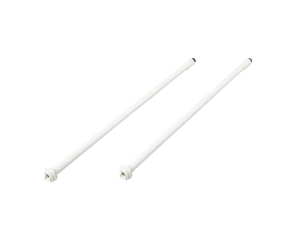 Рейлинги квадратные длина 270 мм c креплением под муфту. для ящика Dragon Box. белые (attach3 46592)