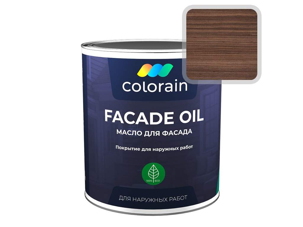 Масло для Фасада COLORAIN, Английский орех, 1л