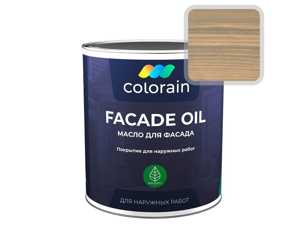 Масло для Фасада COLORAIN, Green tea, 1л