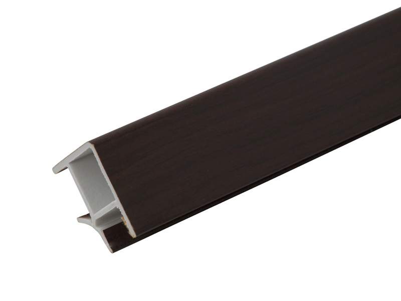 Соединитель 90° цоколя ПВХ, венге 66 см FIRMAX. FRM7225.66