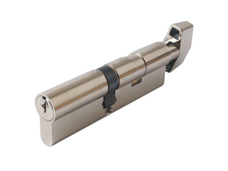 Цилиндр профильный MAXBAR с плоской ручкой CVG/K 55(ручка)/45(ключ),никел.. MAX0274 (attach2 19282)