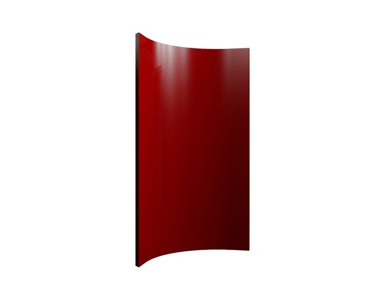 Фасад радиусный вогнутый ALV0022 K19 R240 H956 бордо (Burdeos) глянец. FAR0022K19H956