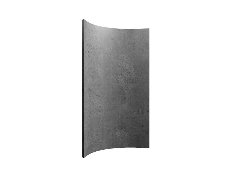 Фасад радиусный вогнутый ALV0071 K18 R240 H716 меланж 4 (Melange 4) глянец. FAR0071K18H716