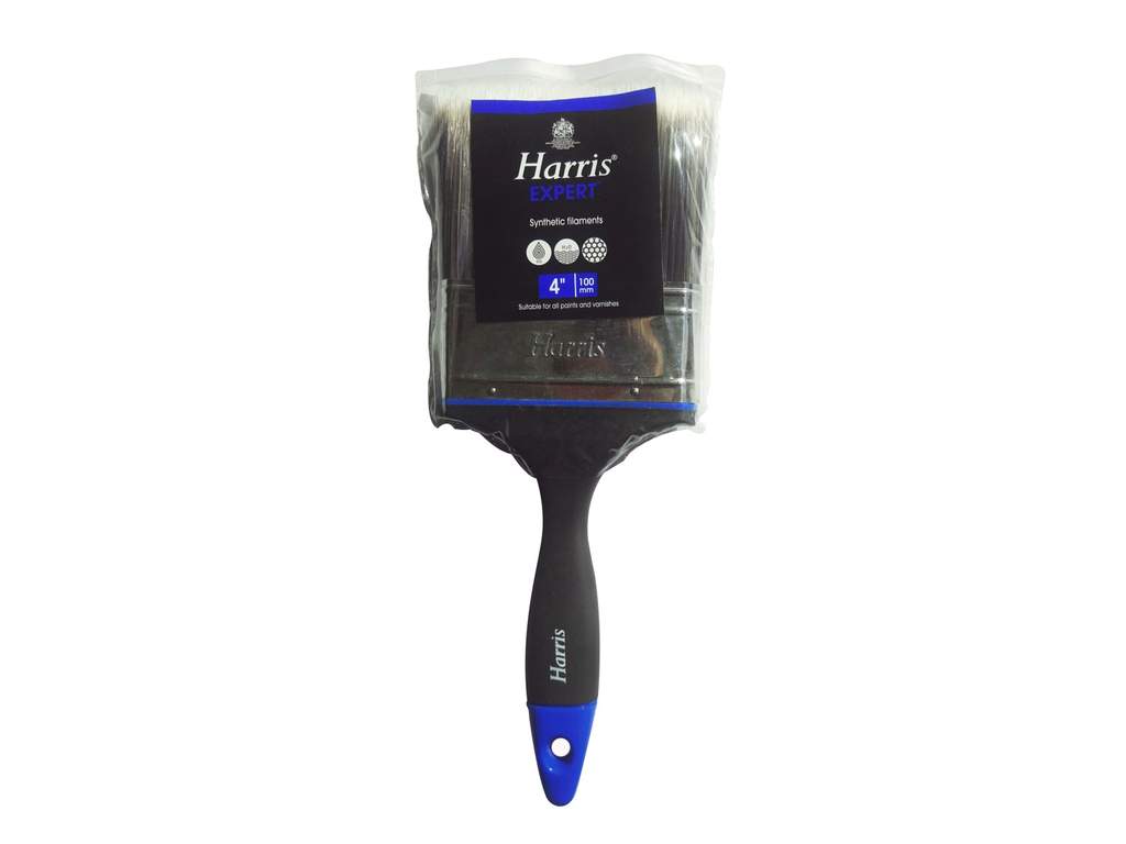 Кисть Expert Blue, флейцевая 100 мм, синтетическая щетина. HAR72140