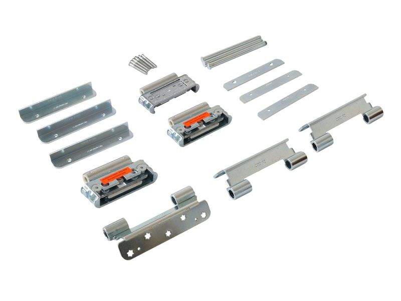 Комплект петель для дверей 3 шт. до 160 кг. оцинкованный. SIM4060.12 (attach5 21314)