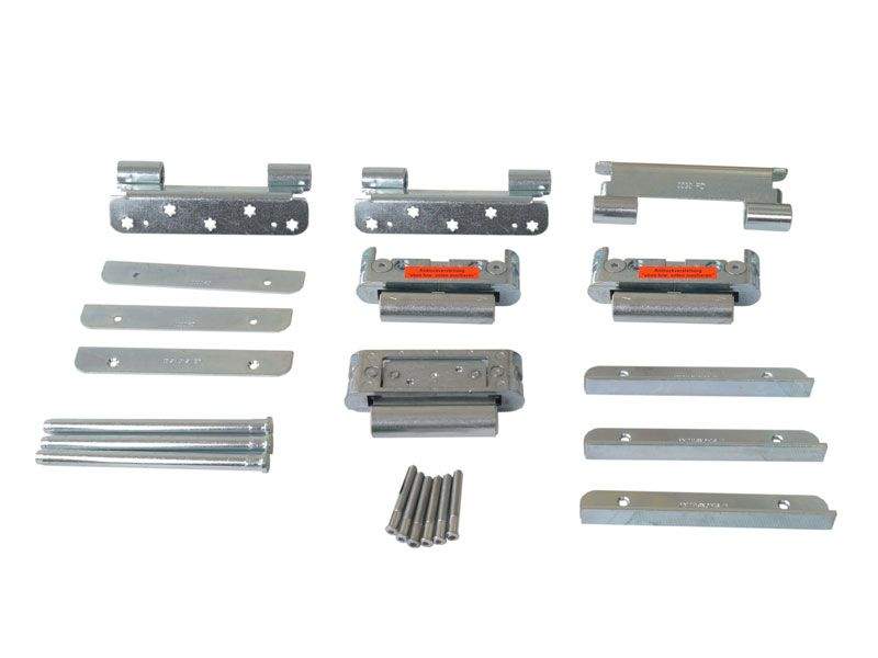 Комплект петель для дверей 3 шт. до 160 кг. оцинкованный. SIM4060.12 (attach6 21314)