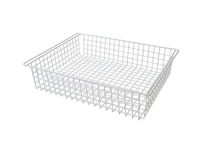 Корзина выдвижная средняя 411х530мм, Н=122мм FIRMAX, белый. FRM2537.07 (attach5 17595)