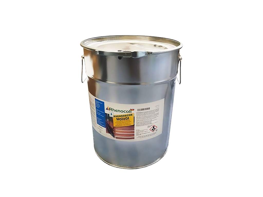 Масло защитное Rhenodecor Holzoil для древесины 5л. RHE0100F/5