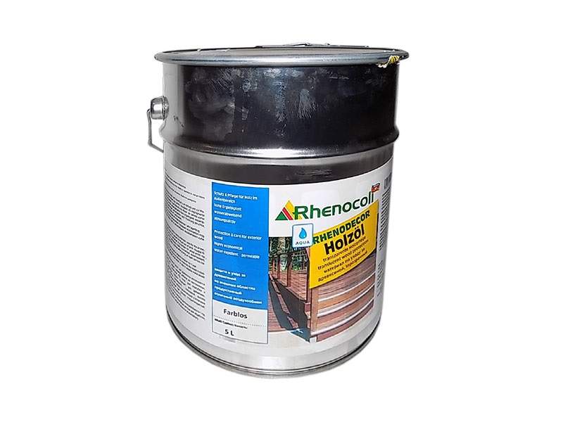 Масло защитное Rhenodecor Holzoil для древесины 5л. RHE0100F/5 (attach2 21079)