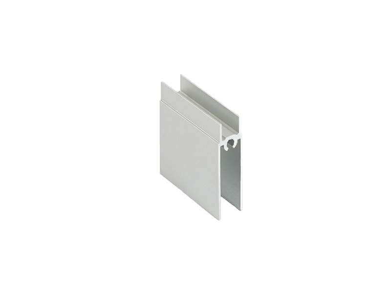 Планка нижняя, алюминий в ПВХ, шелк черный, 5800 мм FIRMAX. FRM2405.95/7