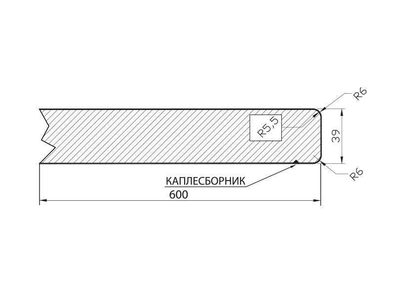 Кухонная столешница ALPHALUX, графитовая долина, R6, влагостойкая, 4200*39*600 мм. ALF0260/06 (attach1 22290)