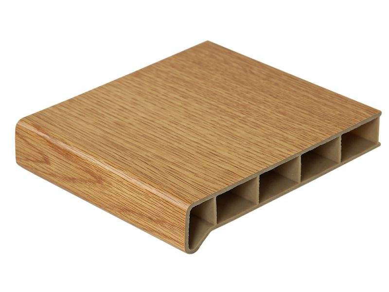 Подоконник пластиковый Moeller 450мм, светлый дуб матовый. MOL1236.46/6 (attach1 26644)