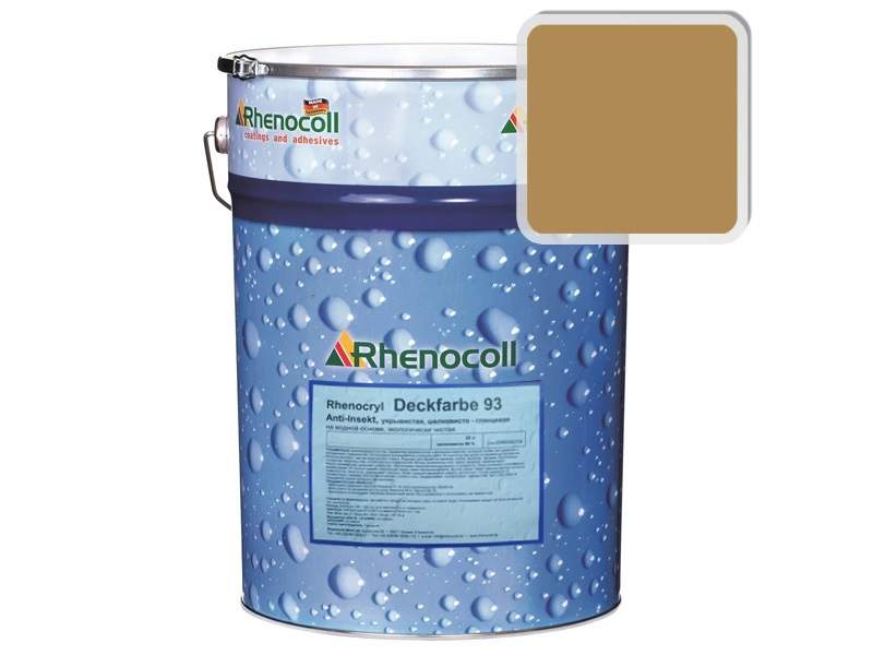 Краска фасадная Rhenocryl Deckfarbe 93C RAL 1011 шелковисто-глянцевая, 1л. RHF0004/01