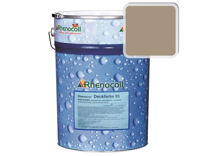 Краска фасадная Rhenocryl Deckfarbe 93C RAL 1019 шелковисто-глянцевая, 1л. RHF0008/01