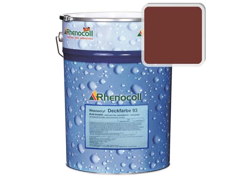 Краска фасадная Rhenocryl Deckfarbe 93C RAL 3009 шелковисто-глянцевая, 1л. RHF0013/01