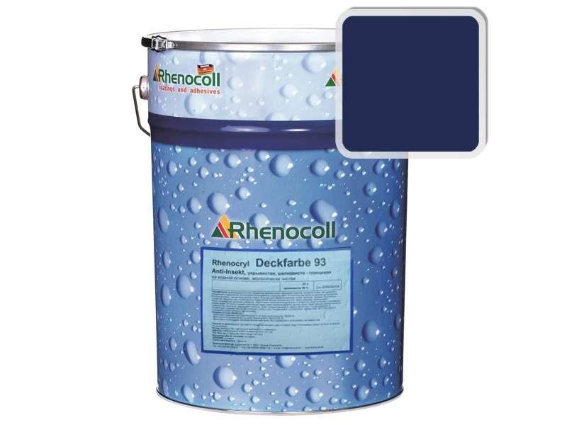 Краска фасадная Rhenocryl Deckfarbe 93C RAL 5013 шелковисто-глянцевая, 1л. RHF0016/01