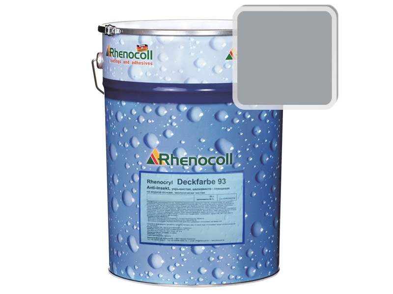 Краска фасадная Rhenocryl Deckfarbe 93C RAL 7040 шелковисто-глянцевая, 1л. RHF0048/01