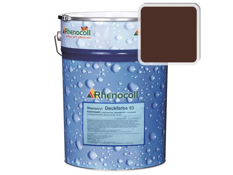 Краска фасадная Rhenocryl Deckfarbe 93C RAL 8016 шелковисто-глянцевая, 1л. RHF0059/01