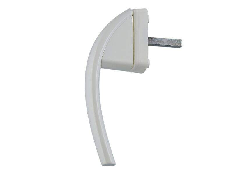 Ручка оконная Roto Swing, 43мм, белая, 2 винта. 641135 (attach1 23733)