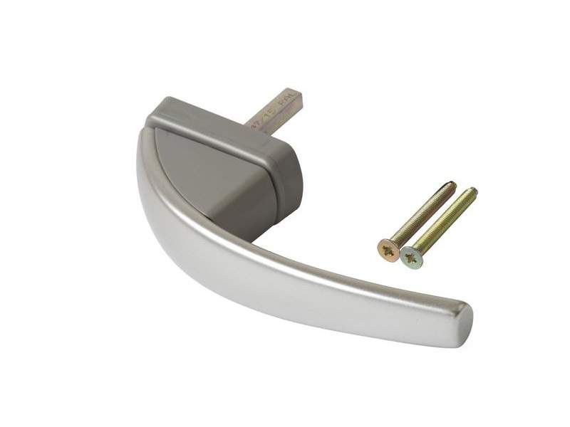 Ручка оконная Roto Swing, 37 мм, серебро, без винтов. 641117