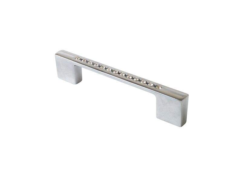 Ручка скоба Mico со стразами, хром 96/128. MIC5217.06