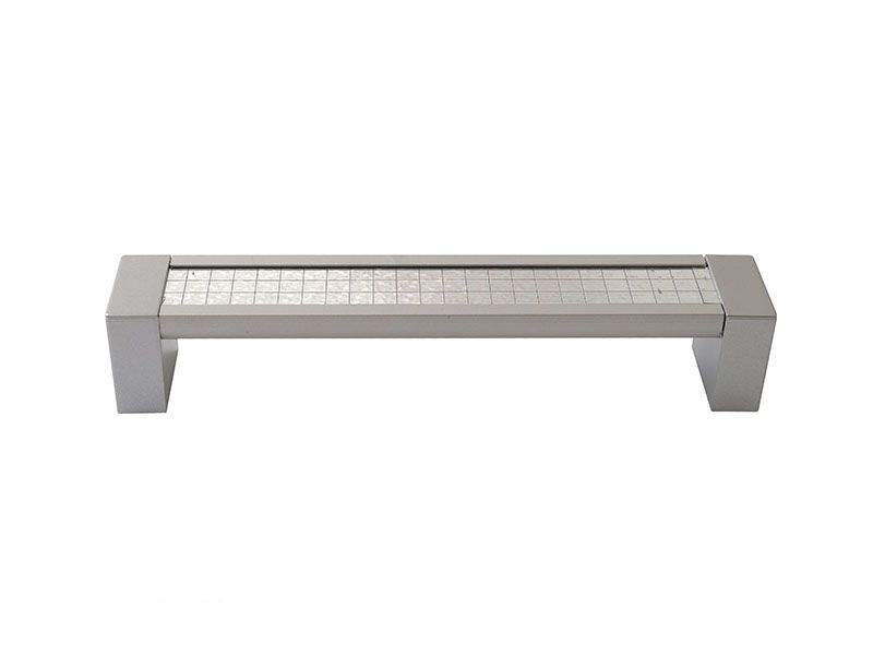 Ручка скоба со вставкой Mico 31, 160 мм, голограмма. MIC0031/160.35
