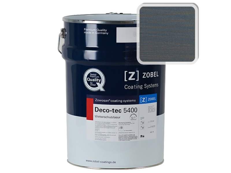 Лак фасадный ZOBEL Deco-tec 5400/5420 Blau 5.00 шелковисто-матовый, 1л. ZWB0007.26/1