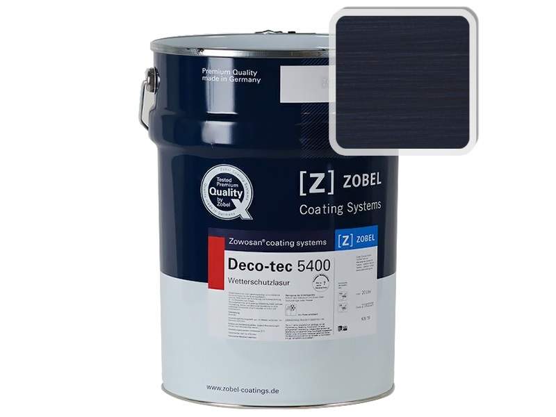 Лак фасадный ZOBEL Deco-tec 5400/5420, Blau 5.13 шелковисто-матовый, 1л. ZWB0007.102/1