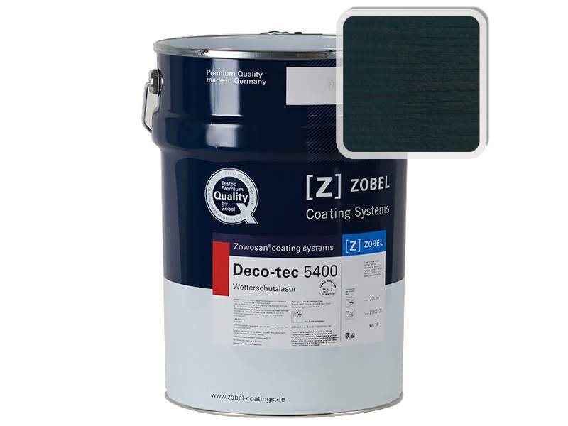 Лак фасадный ZOBEL Deco-tec 5400/5420, Blau 5.20 шелковисто-матовый, 1л. ZWB0007.29/1