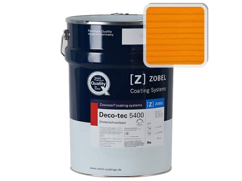 Лак фасадный ZOBEL Deco-tec 5400/5420, Orange 2.11 шелковисто-матовый, 1л. ZWB0007.44/1