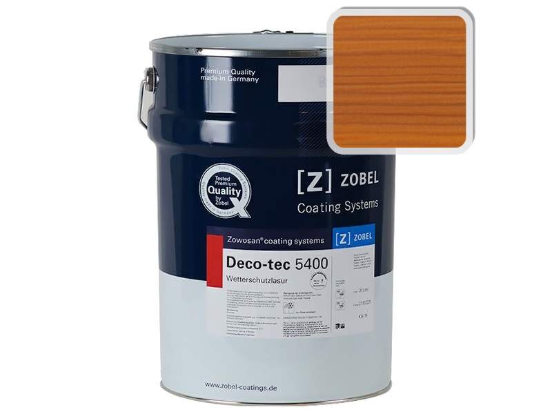 Лак фасадный ZOBEL Deco-tec 5400/5420, Oregon шелковисто-матовый, 1л. ZWB0007.45/1