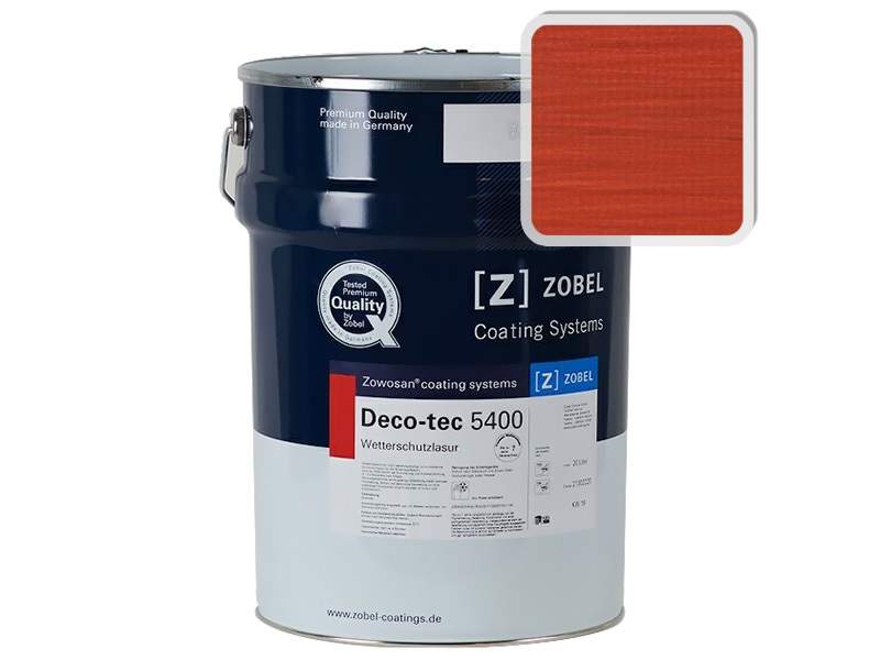Лак фасадный ZOBEL Deco-tec 5400/5420, Rot 3.13 шелковисто-матовый, 1л. ZWB0007.46/1