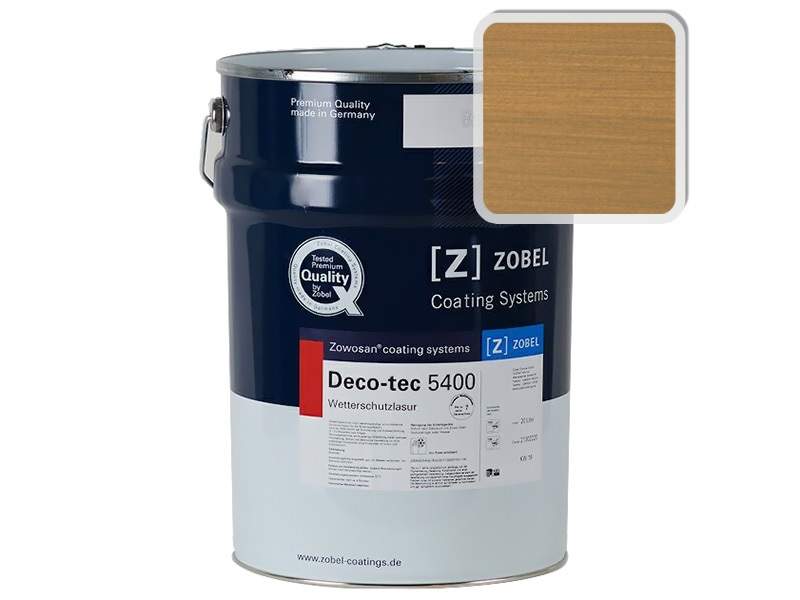 Лак фасадный ZOBEL Deco-tec 5400/5420, broun 8.00 шелковисто-матовый, 1л. ZWB0007.32/1