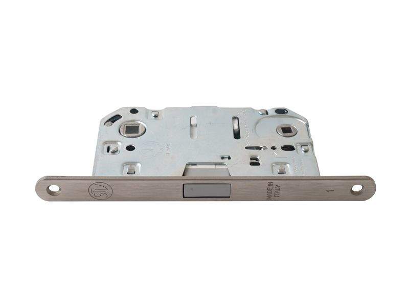 Замок магнитный STV WC, штульп овал 18 мм, нержавеющая сталь, с ответной планкой W7 и винтами. STV0001.11 (attach2 19065)